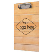Voeg uw logo rustieke schuur hout klembord (Links)
