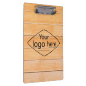 Voeg uw logo rustieke schuur hout klembord (Rechts)