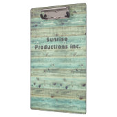 Voeg uw logo rustieke schuur hout klembord (Links)