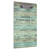 Voeg uw logo rustieke schuur hout klembord (Rechts)