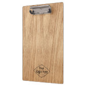 Voeg uw logo rustieke schuur hout klembord (Links)