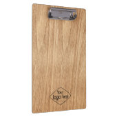 Voeg uw logo rustieke schuur hout klembord (Rechts)