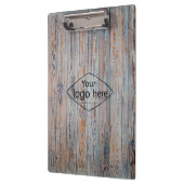 Voeg uw logo rustieke schuur hout klembord (Links)