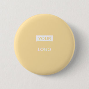 Voeg uw logo servet toe ronde button 5,7 cm