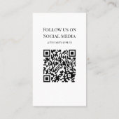 VOEG UW LOGO-sieraden ZORGKAARTEN TOE VK Visitekaartje (Achterkant)