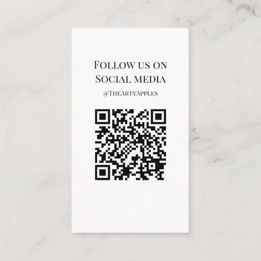 VOEG UW LOGO-sieraden ZORGKAARTEN TOE VK Visitekaartje (Achterkant)