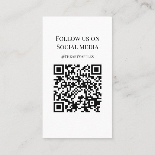 VOEG UW LOGO-sieraden ZORGKAARTEN TOE VK Visitekaartje (Achterkant)