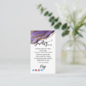 VOEG UW LOGO-sieraden ZORGKAARTEN TOE VK Visitekaartje (Staand voorkant)