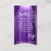 VOEG UW LOGO-sieraden ZORGKAARTEN TOE VK Visitekaartje (Voorkant)