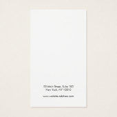 Voeg uw Logo Simple Black Earning-beeldscherm toe Visitekaartje (Achterkant)