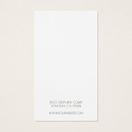 Voeg uw Logo Simple Earning Display Kaart toe (Achterkant)