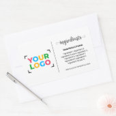 Voeg uw Logo Simple Ingredient Product Label toe (Envelop)
