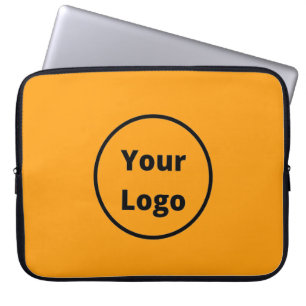 Voeg uw logo sinaasappel toe laptop sleeve