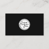Voeg uw logo sociaal icoon QR-code professioneel t Visitekaartje (Voorkant)