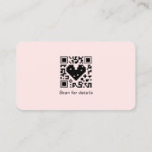 Voeg Uw Logo sociale Media QR Code Collectief Busi Visitekaartje (Achterkant)