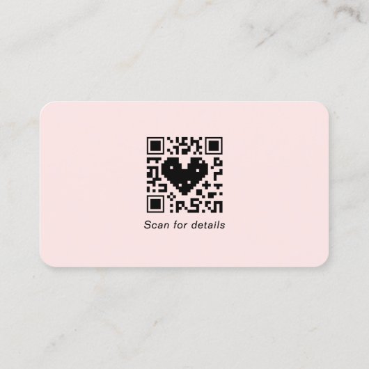 Voeg Uw Logo sociale Media QR Code Collectief Busi Visitekaartje (Achterkant)