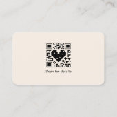 Voeg Uw Logo sociale Media QR Code Collectief Busi Visitekaartje (Achterkant)