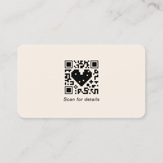 Voeg Uw Logo sociale Media QR Code Collectief Busi Visitekaartje (Achterkant)