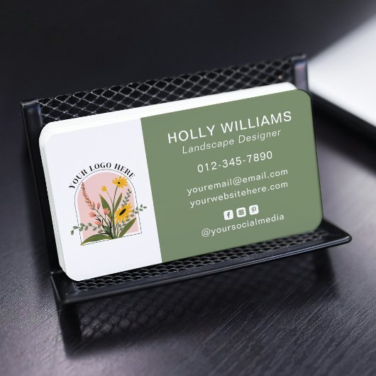 Voeg Uw Logo sociale Media QR Code Collectief Busi Visitekaartje