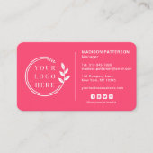 Voeg uw Logo sociale media QR Code Corporate toe Visitekaartje (Voorkant)