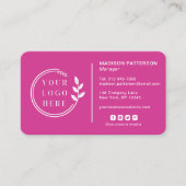 Voeg uw Logo sociale media QR Code Corporate toe Visitekaartje (Voorkant)