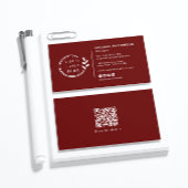Voeg uw Logo sociale media QR Code Corporate toe Visitekaartje