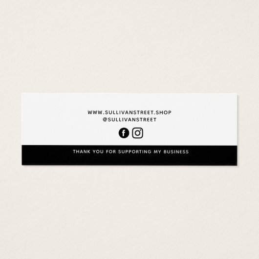 Voeg uw Logo sociale media studente aardehouder to Mini Visitekaartjes (Achterkant)