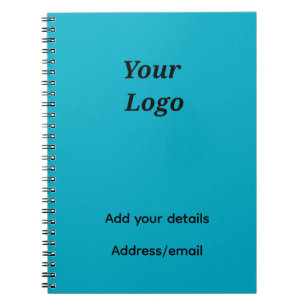 Voeg uw logo tekst toe Pic notebook Notitieboek