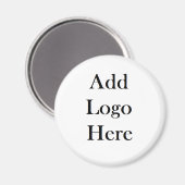 Voeg uw Logo toe aan dit medium Magneet (Voorkant / Achterkant)