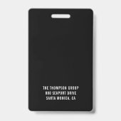 Voeg Uw Logo Toe | Aangepaste Naam Badge (Achterkant)