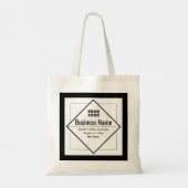 Voeg uw logo toe Aanpasbare sjabloon Tote Bag (Achterkant)
