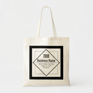 Voeg uw logo toe Aanpasbare sjabloon Tote Bag
