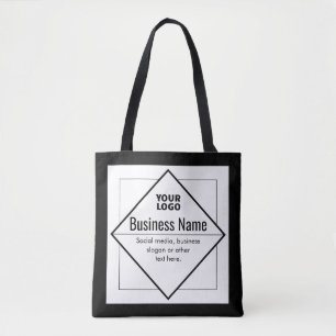 Voeg uw logo toe Aanpasbare sjabloon Tote Bag