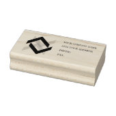 voeg uw logo toe, beveel uw bedrijf af rubberstempel (Stempel)