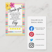 VOEG UW LOGO toe dank u de inlegkaart van uw beste Visitekaartje (Voorkant / Achterkant)