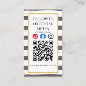 VOEG UW LOGO toe dank u de inlegkaart van uw beste Visitekaartje (Achterkant)