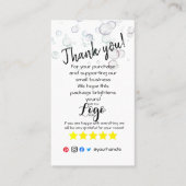 VOEG UW LOGO toe dank u de kaartbellen te plaatsen Visitekaartje (Voorkant)