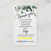 VOEG UW LOGO toe dank u de opdracht eucalyptus in Visitekaartje (Voorkant)