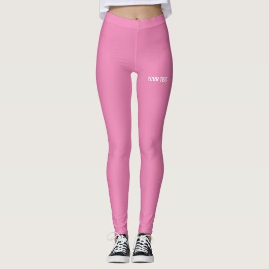 Voeg uw Logo toe de Sjabloon van de NaamTekst Mode Leggings (Voorkant)