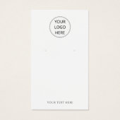 Voeg uw Logo toe die de Kaart van het Vertonende V (Voorkant)