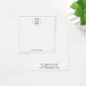 Voeg uw Logo toe die de Kaart van het Vertonende V (Bureau)