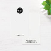 Voeg uw Logo toe die de Kaart van het Vertonende V (Bureau)