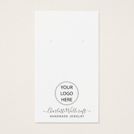 Voeg uw Logo toe die en de Kaart van de Vertoning  (Voorkant)