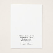 Voeg uw Logo toe die sociale netwerken voor beelds Visitekaartje (Achterkant)