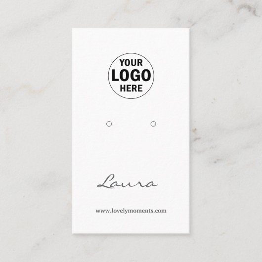 Voeg uw logo toe die vertoningsvisitekaartje verdi visitekaartje (Voorkant)