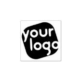 Voeg uw logo toe Eenvoudig Elegant Zakelijk Profes Rubberstempel (Afrduk)