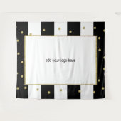 VOEG UW logo toe Fotohokje achtergrondbanner Wandkleed (Voorkant (horizontaal))