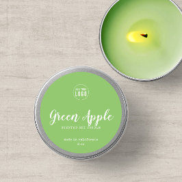 Voeg Uw Logo toe het Manuscript van de Kleur van d Ronde Sticker