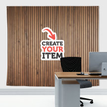 Voeg uw logo toe Houten panelen Zoom Achtergrond B