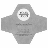 Voeg uw logo toe met aangepaste bedrijfs tekst voetbal (Enkel)